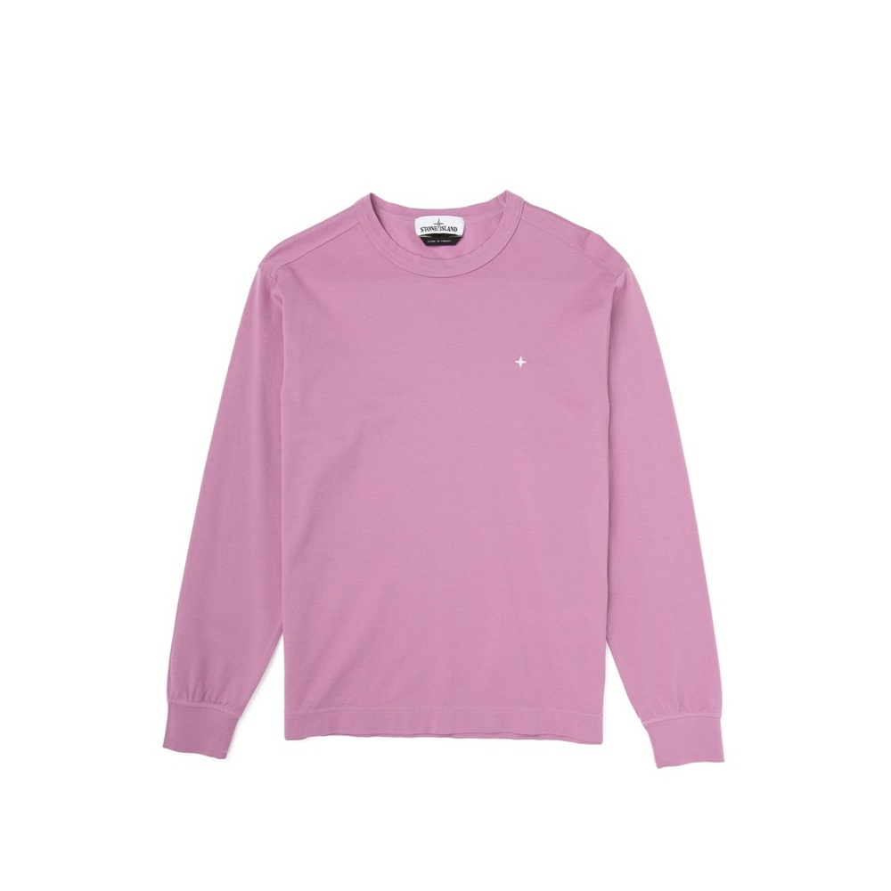 Stone Island Lilac Crewneck Long Sleeve Sweatshirt